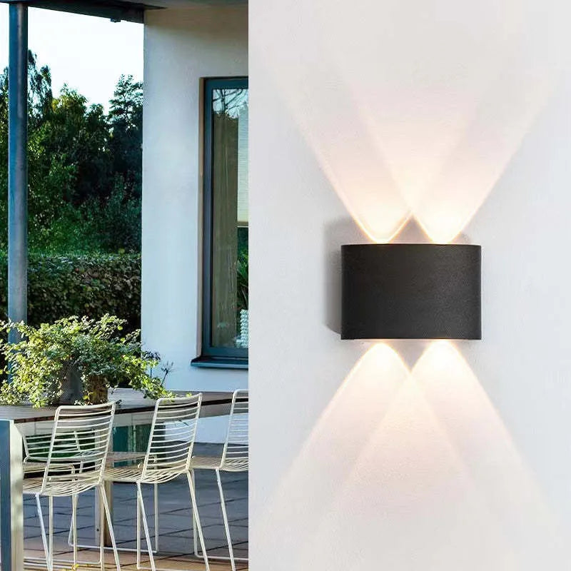 Lámpara de pared moderna LED blanca resistente al agua