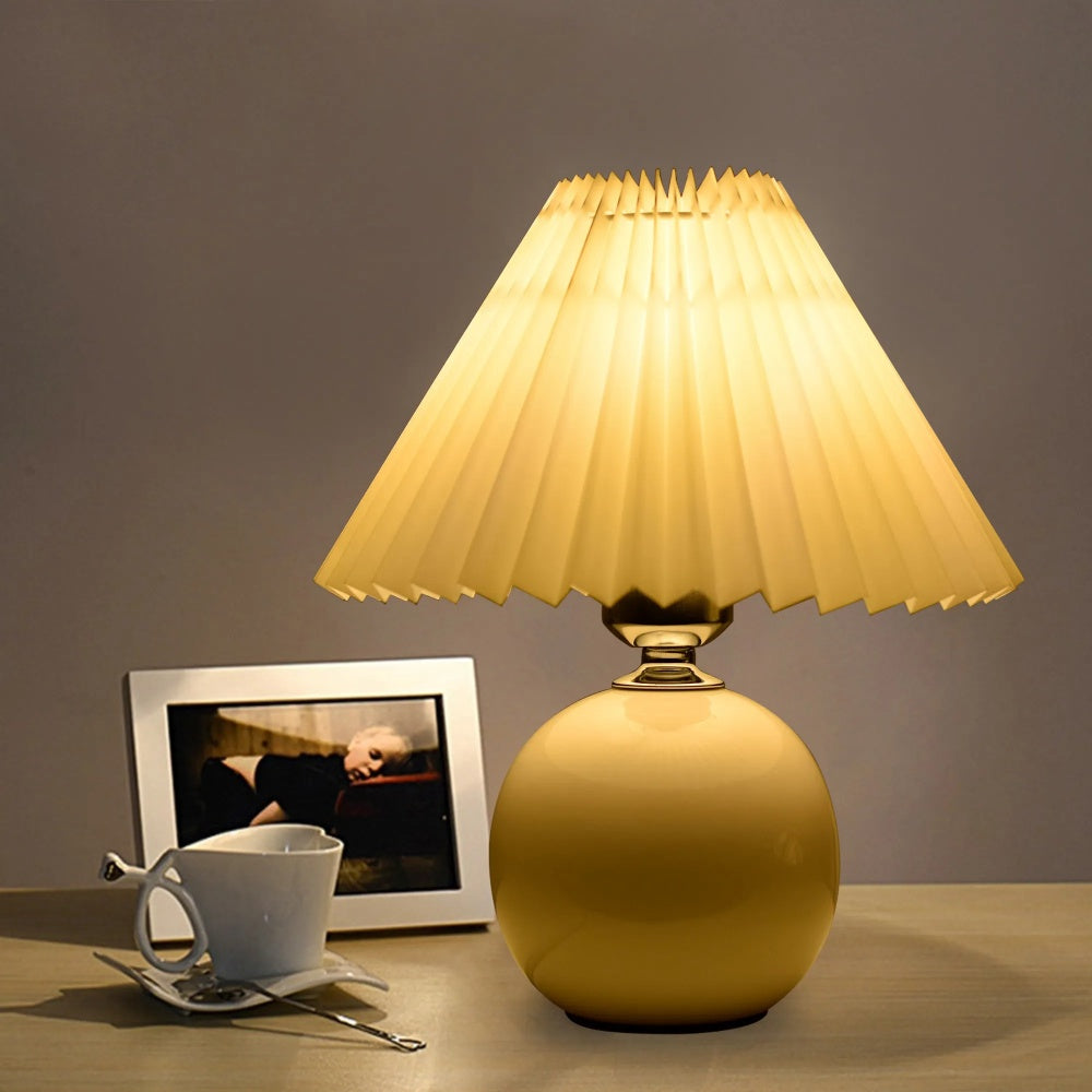 Contemporary Ceramic Mini Table Lamp for Bedroom - Stylish Lighting Solution for Modern Home Decor