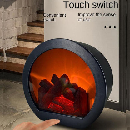 FlameGlow – Flameless LED Fireplace Lantern