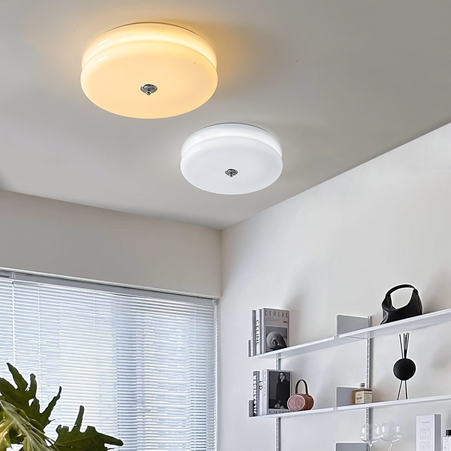 Glass Ceiling Lights Modern Flush Mount