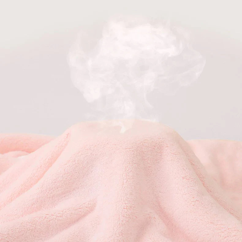 Kapuzenbademantel Poncho | Schnell trocknendes Handtuch Loungewear