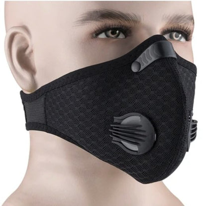Mascarilla facial transpirable de neopreno anticontaminación