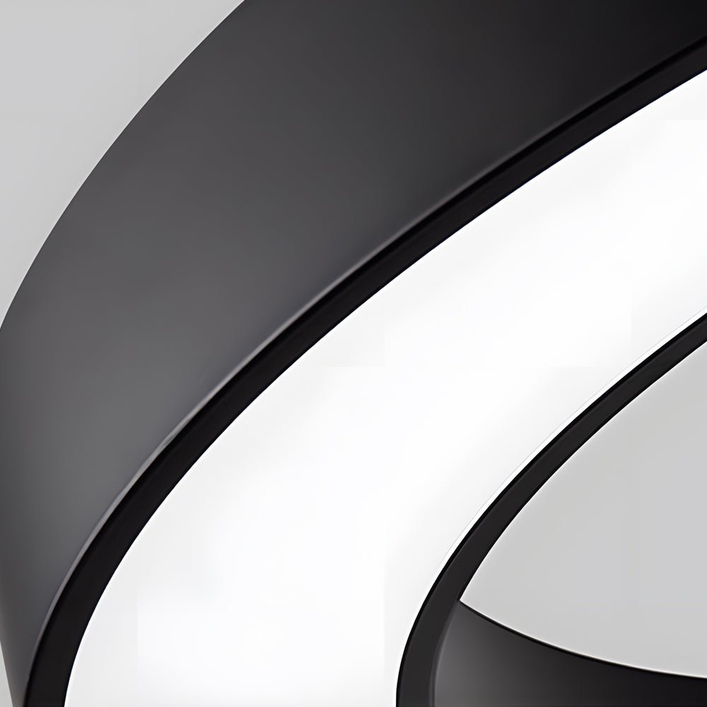 Lampa wisząca nowoczesny pierścień LED do biura sufitowa