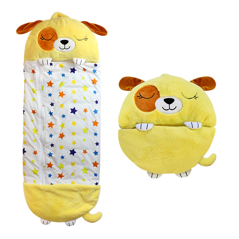 Kinder Kuschelkissen Plüsch Schlafsack