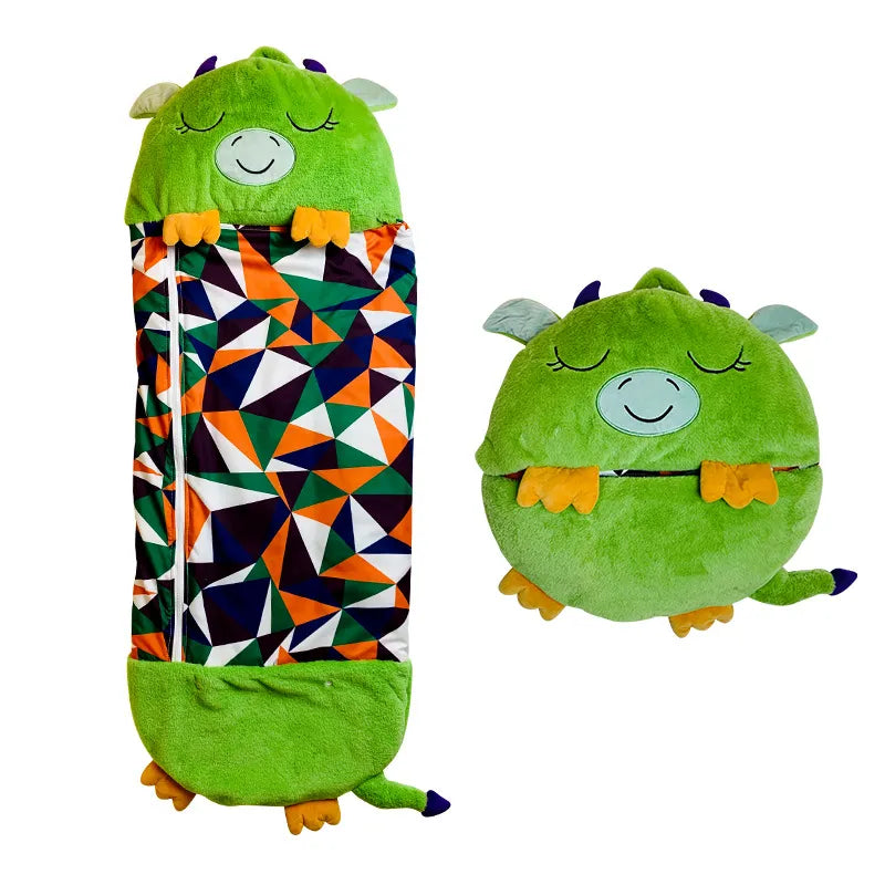 Kinder Kuschelkissen Plüsch Schlafsack