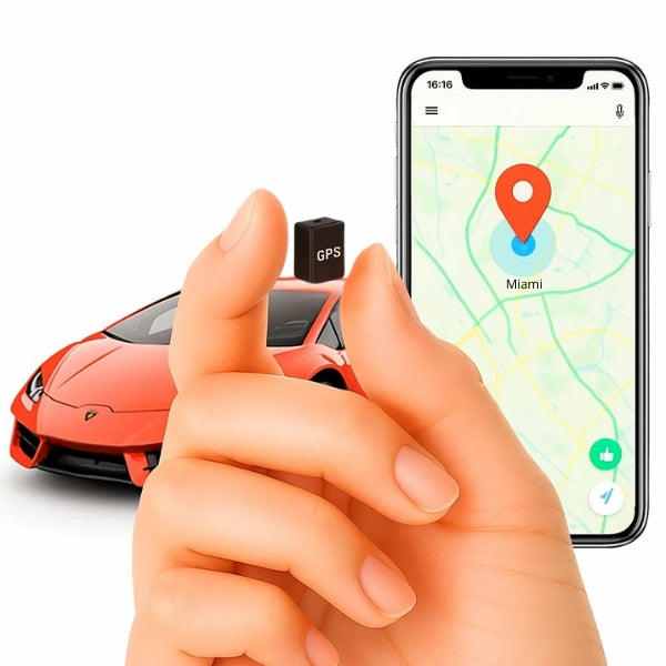 Mini dispositivo rastreador vehicular GPS magnético