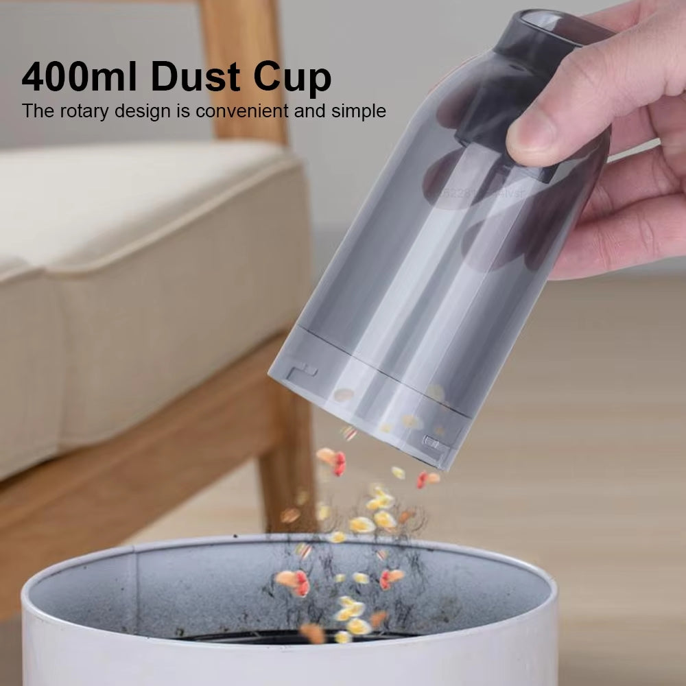 Cordless Car Vacuum Cleaner Portable Suction