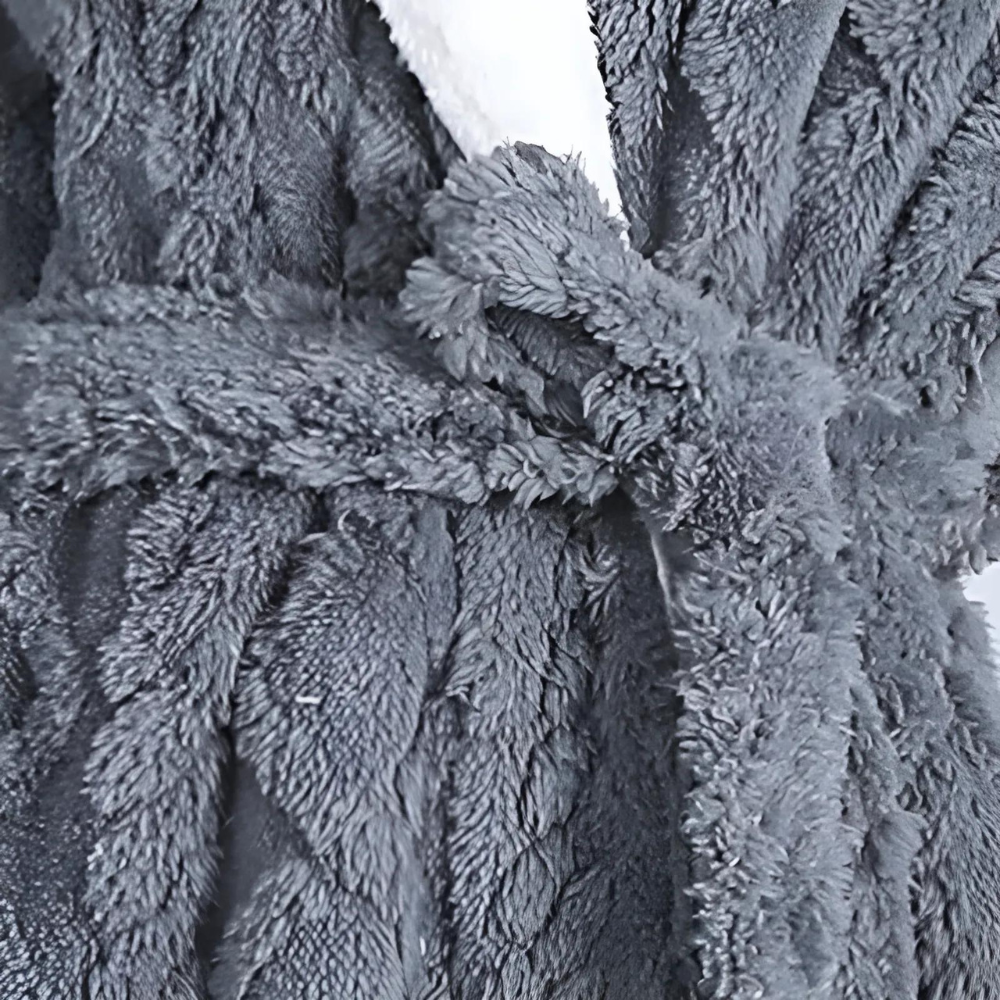 Albornoz de forro polar suave | Ropa cómoda de Sherpa suave