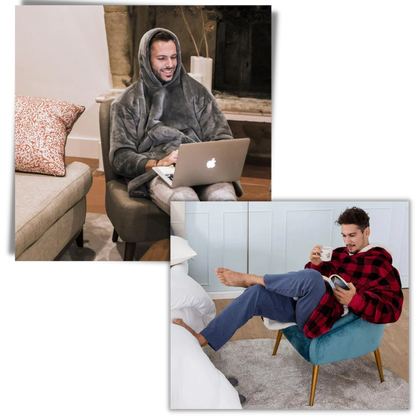 Sweat à capuche surdimensionné pour femme | Sweat-shirt en polaire chaud