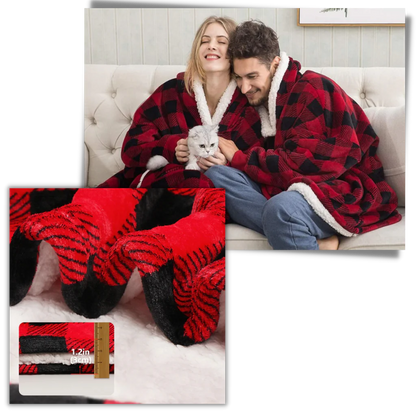 Sweat à capuche surdimensionné pour femme | Sweat-shirt en polaire chaud