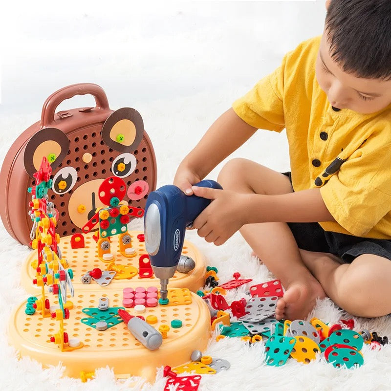 Ensemble de jouets de construction en bois pour enfants