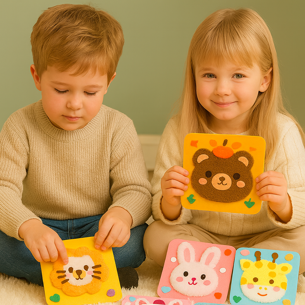 Kinder Bastel Tier Kunst Set