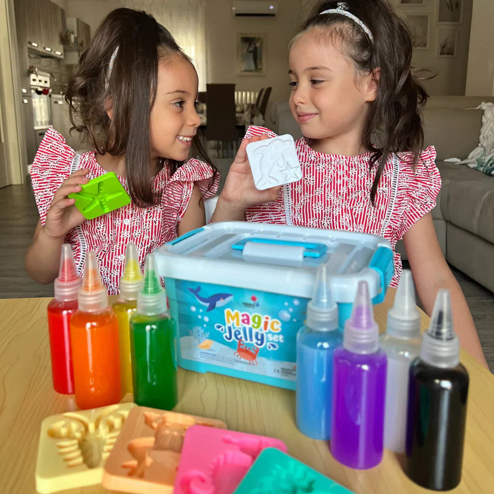 Zestaw kreatywnych żelowych zabawek dla dzieci