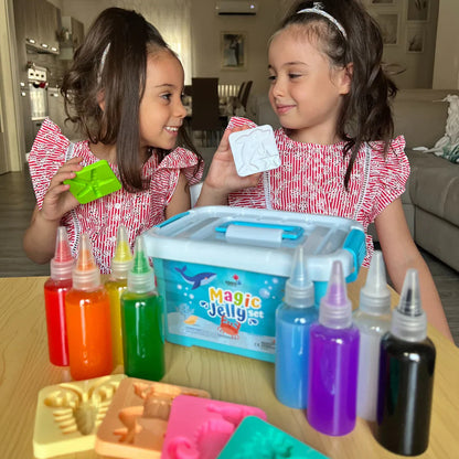 Zestaw kreatywnych żelowych zabawek dla dzieci