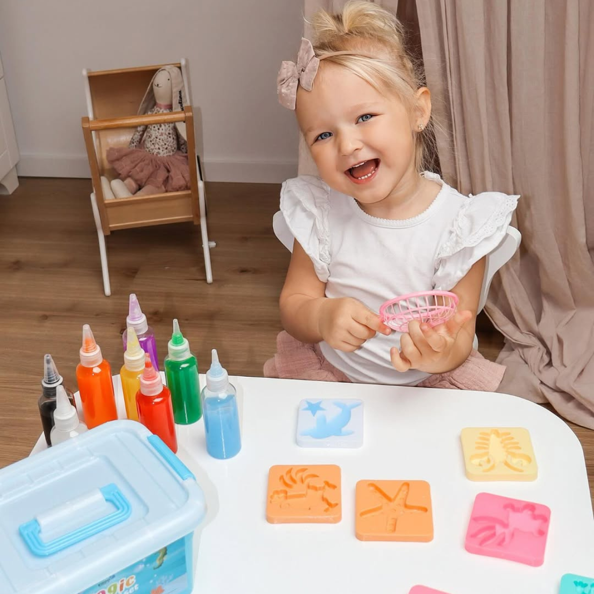 Zestaw kreatywnych żelowych zabawek dla dzieci