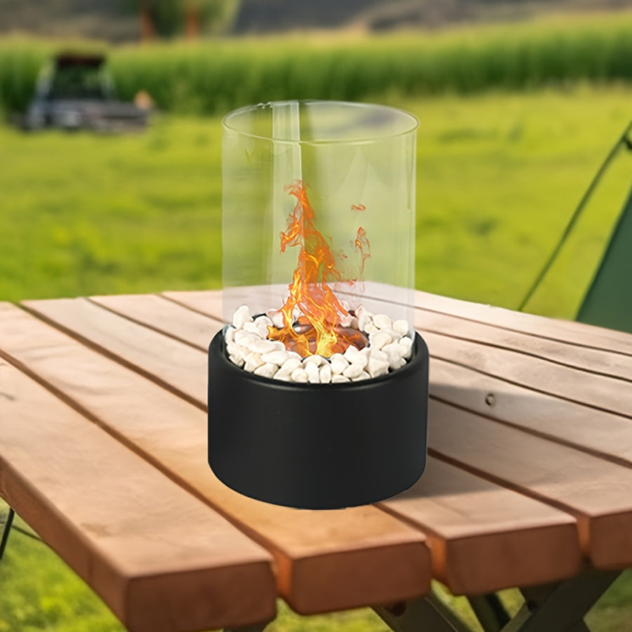Portable Tabletop Metal Indoor Fireplace