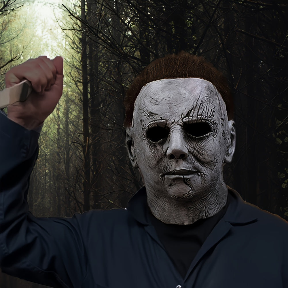 Máscara de disfraz de Halloween de terror aterrador para hombre | Cabeza completa realista