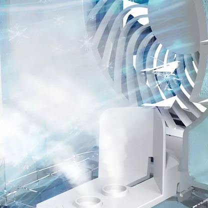 Ventilateur humidificateur portable avec lumière nocturne