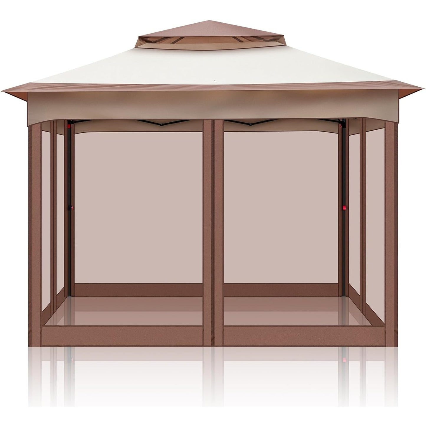 Tente tonnelle de jardin avec côtés en maille