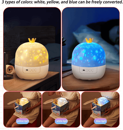 StarryWorld – 15-Scene Kids Projector Night Light