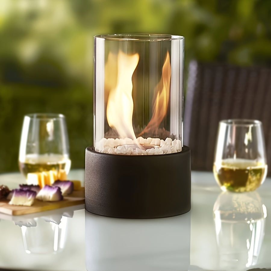 Portable Tabletop Metal Indoor Fireplace