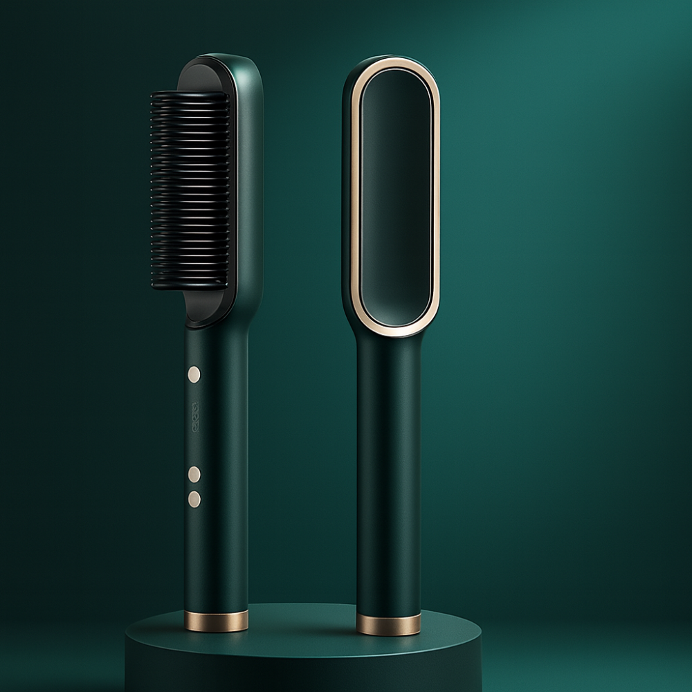 Hair Straightening Brush Ionic Styling Comb