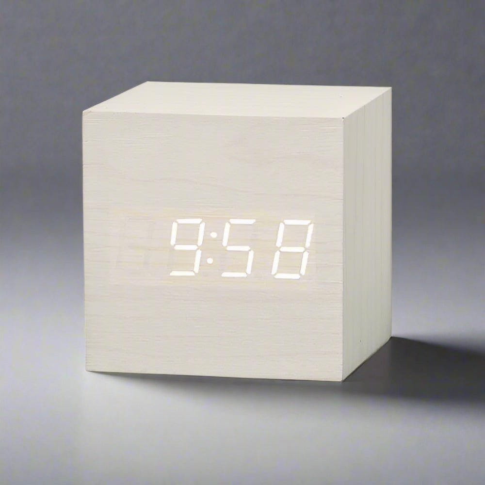 Digital Wooden LED Alarm Clock