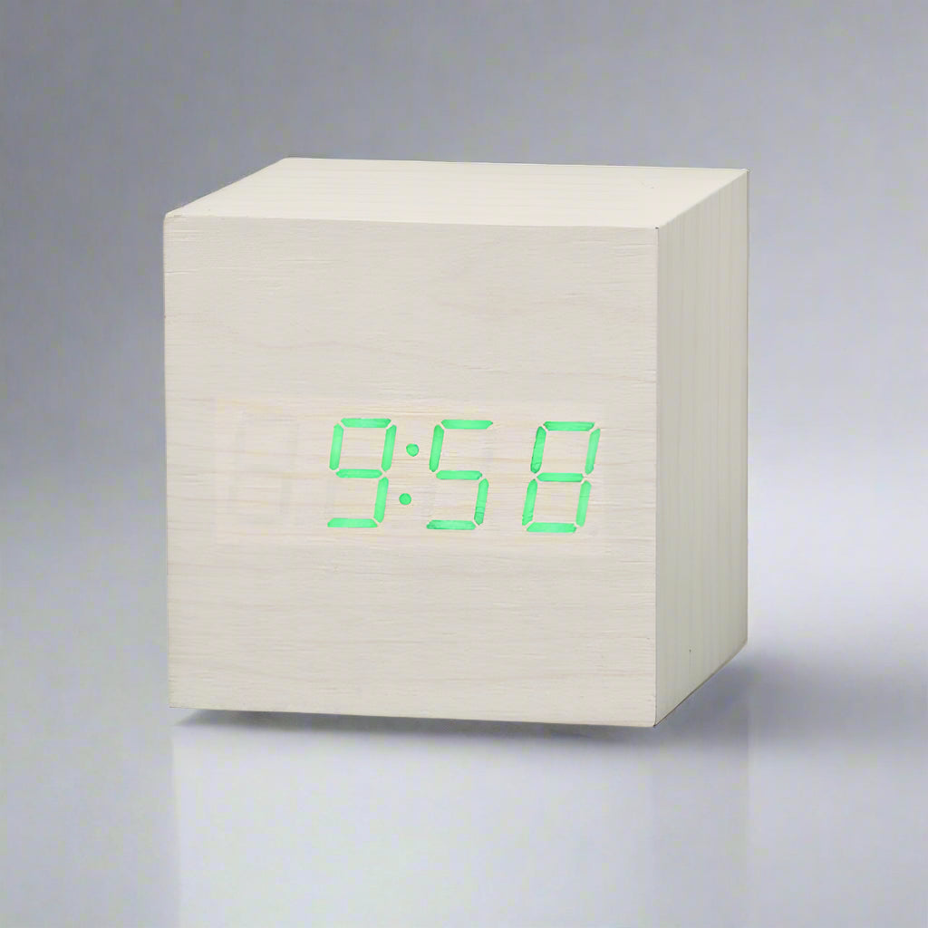 Digital Wooden LED Alarm Clock