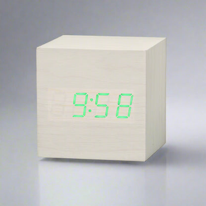 Digital Wooden LED Alarm Clock
