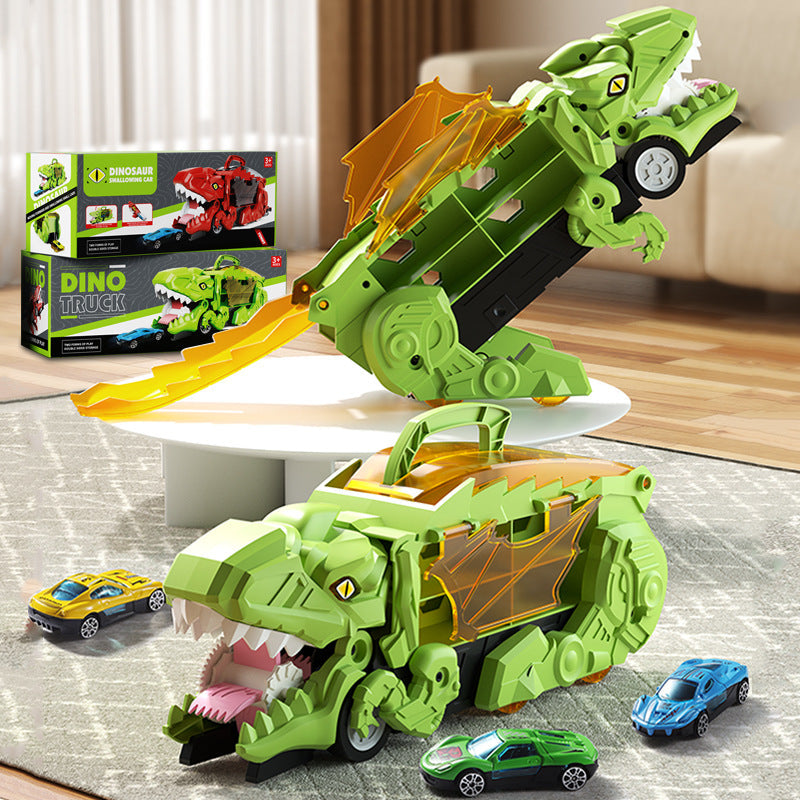 Toy Car Dinosaur Transforming Truck Playset