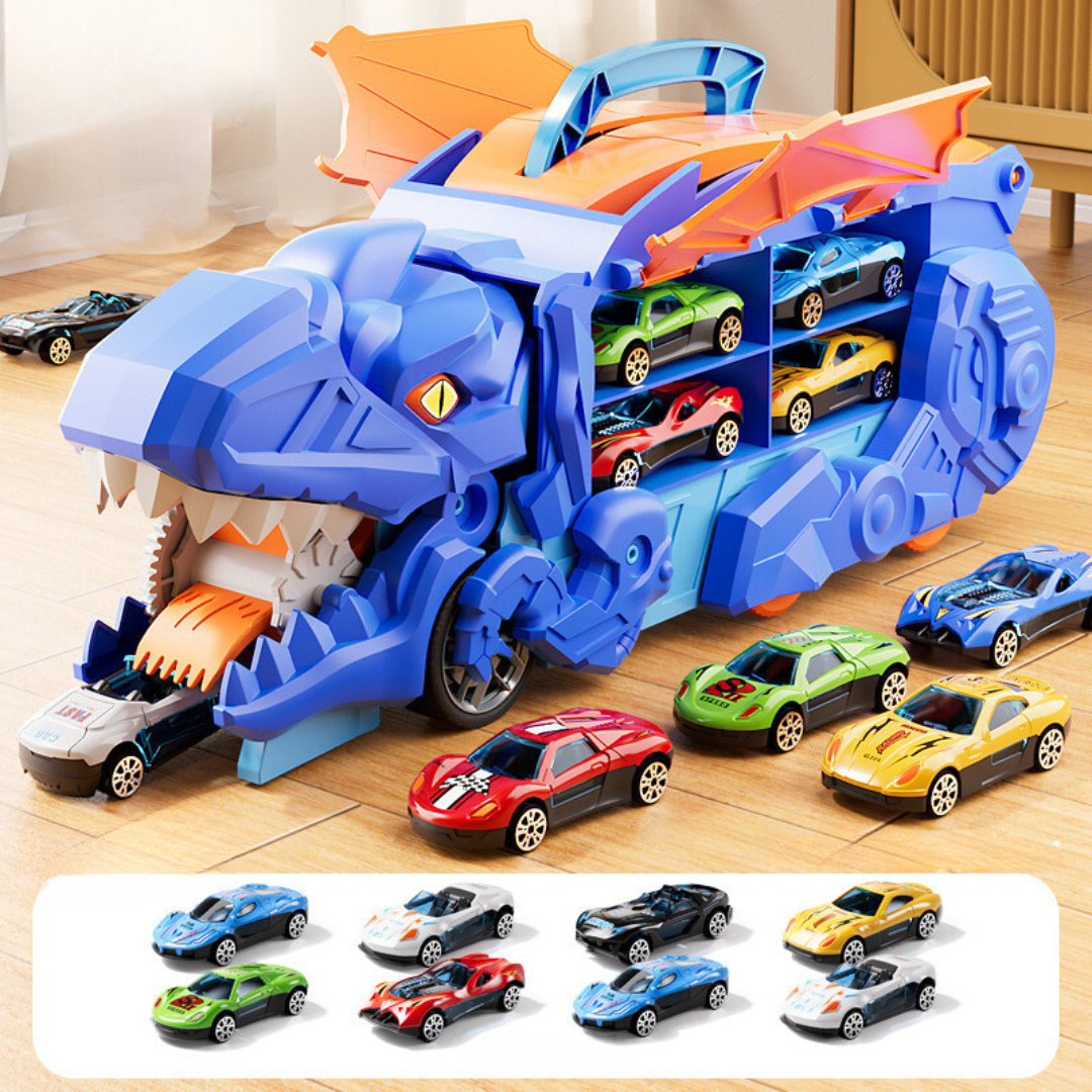 Toy Car Dinosaur Transforming Truck Playset