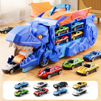 Voiture Jouet Dinosaure Camion Transformable Ensemble de Jeu