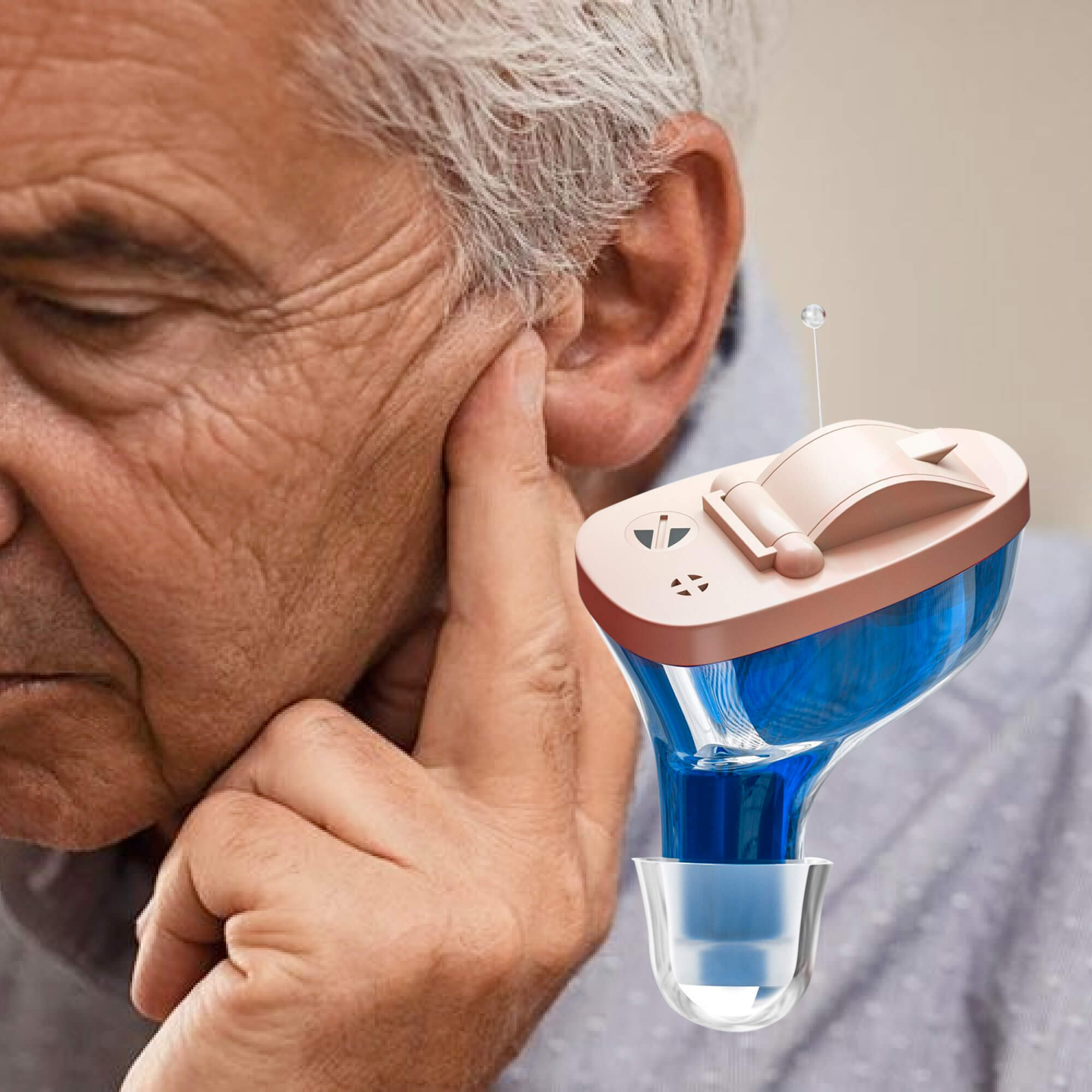 Aides auditives discrètes rechargeables intra-auriculaires