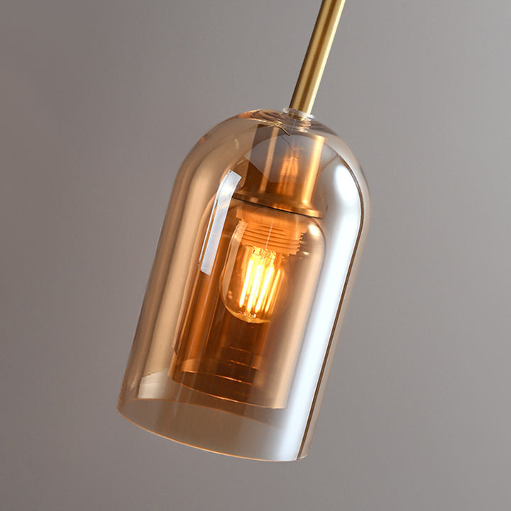 Elegant Clear Glass Pendant Light for Hallway - Stylish Ceiling Fixture to Illuminate Your Home with Modern Charm