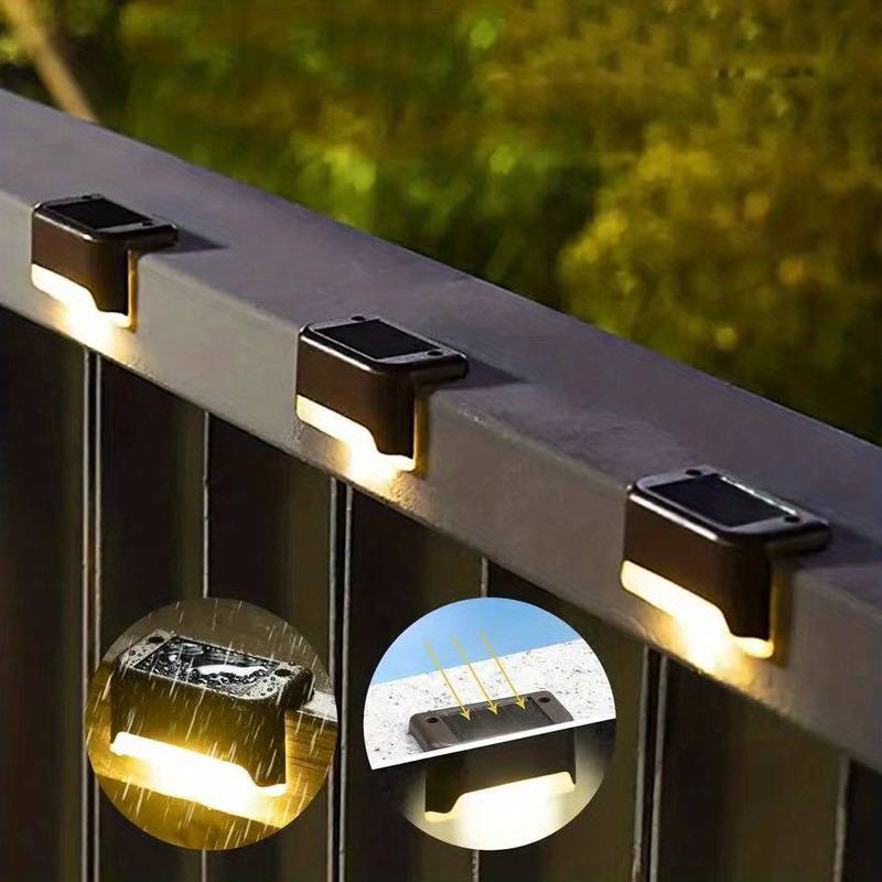 Lámpara de pared LED solar para exteriores para jardín