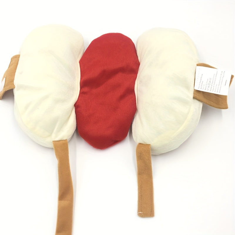 Costume divertente per cane in peluche per Halloween | Design Hot Dog
