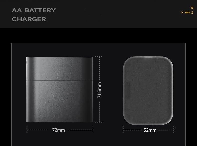 PowerCase – Rechargeable Battery Charging Box