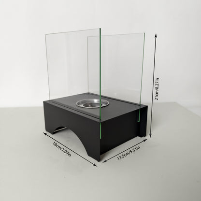 Tisch-Bioethanol-Kamin mit echter Flamme