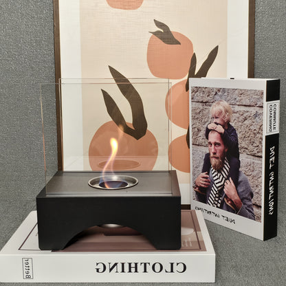 Tisch-Bioethanol-Kamin mit echter Flamme