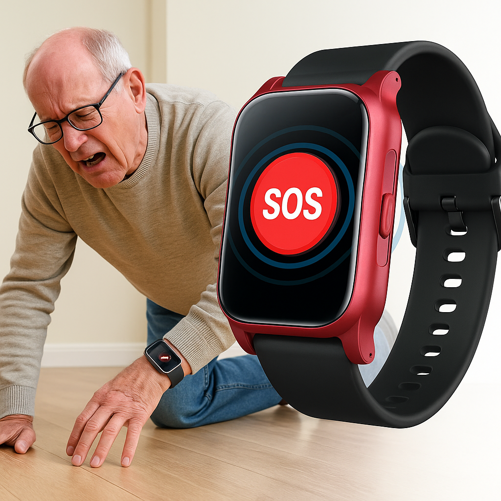 Reloj inteligente con GPS, rastreador, alerta de seguridad SOS
