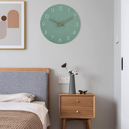 Elegant Minimalist Wooden Wall Clock - Image 2