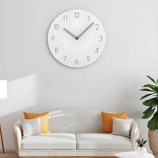 Elegant Minimalist Wooden Wall Clock - Image 3