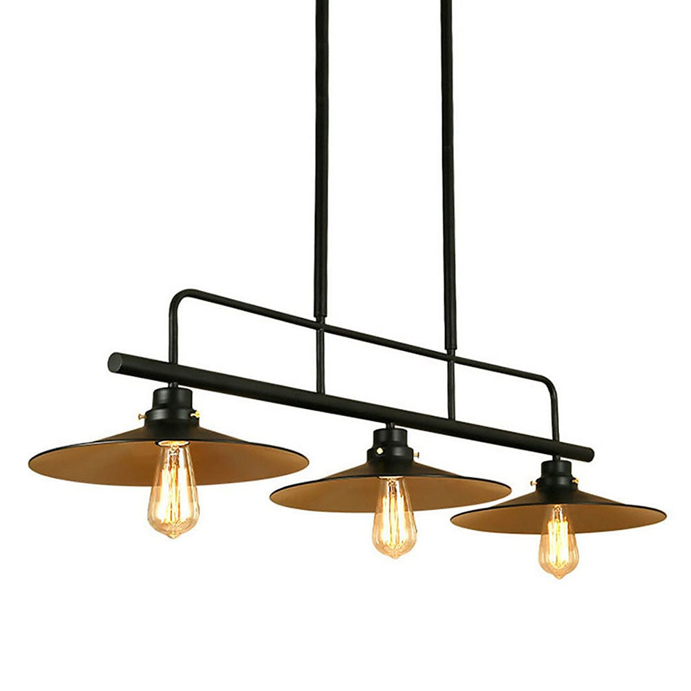 Industrial 3-Light Ceiling Pendant for Kitchen Island – Stylish and Functional Lighting Fixture for Modern Interiors