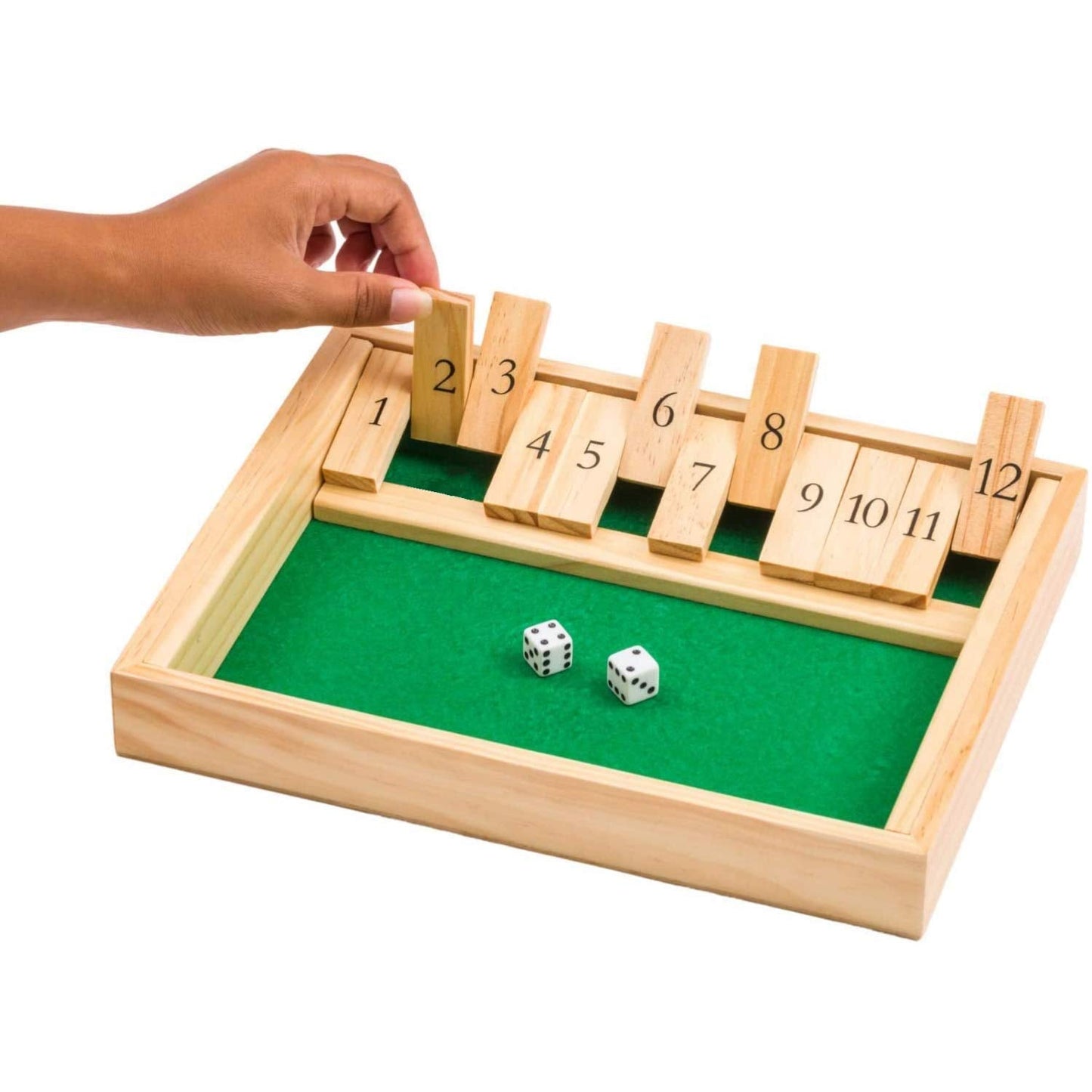 DiceVault – Classic Shut The Box Board Game