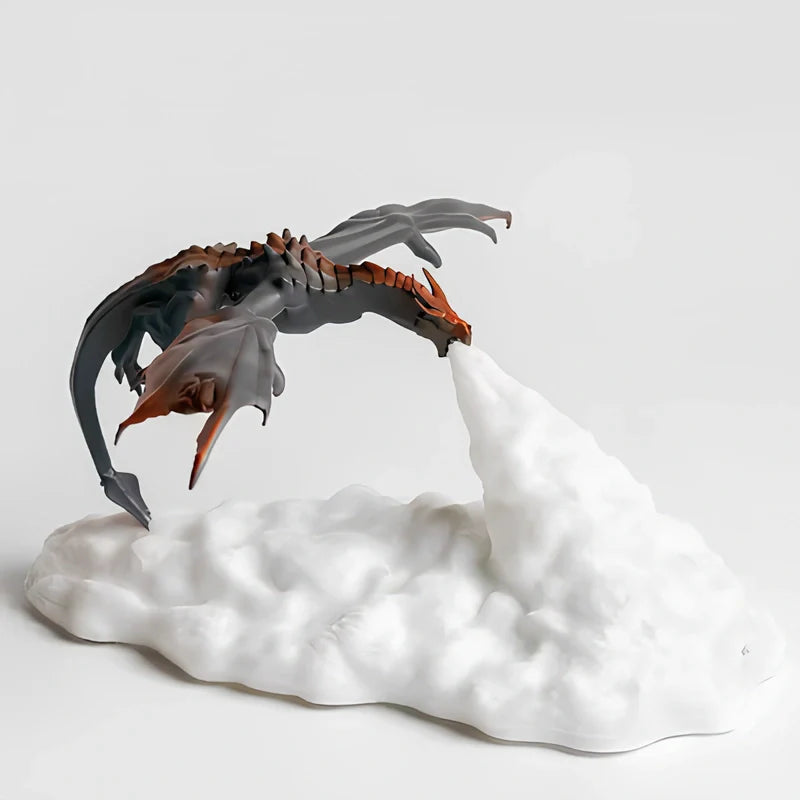 Veilleuse Dragon à Effet Flamme LED