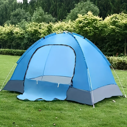 Tente de camping pop-up avec porte zippée