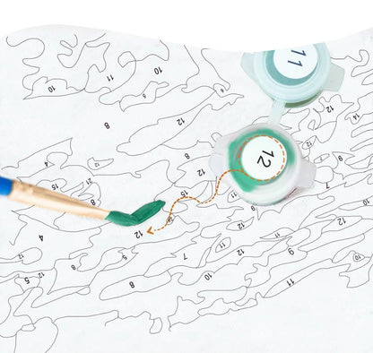 Christmas DIY Paint By Numbers Kit - cafematernity