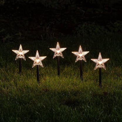 Acrylic Star Stake Lights