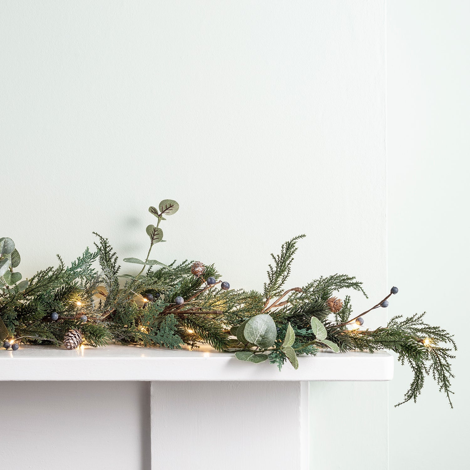 Decoraciones de Navidad Guirnalda con Luces Preiluminadas
