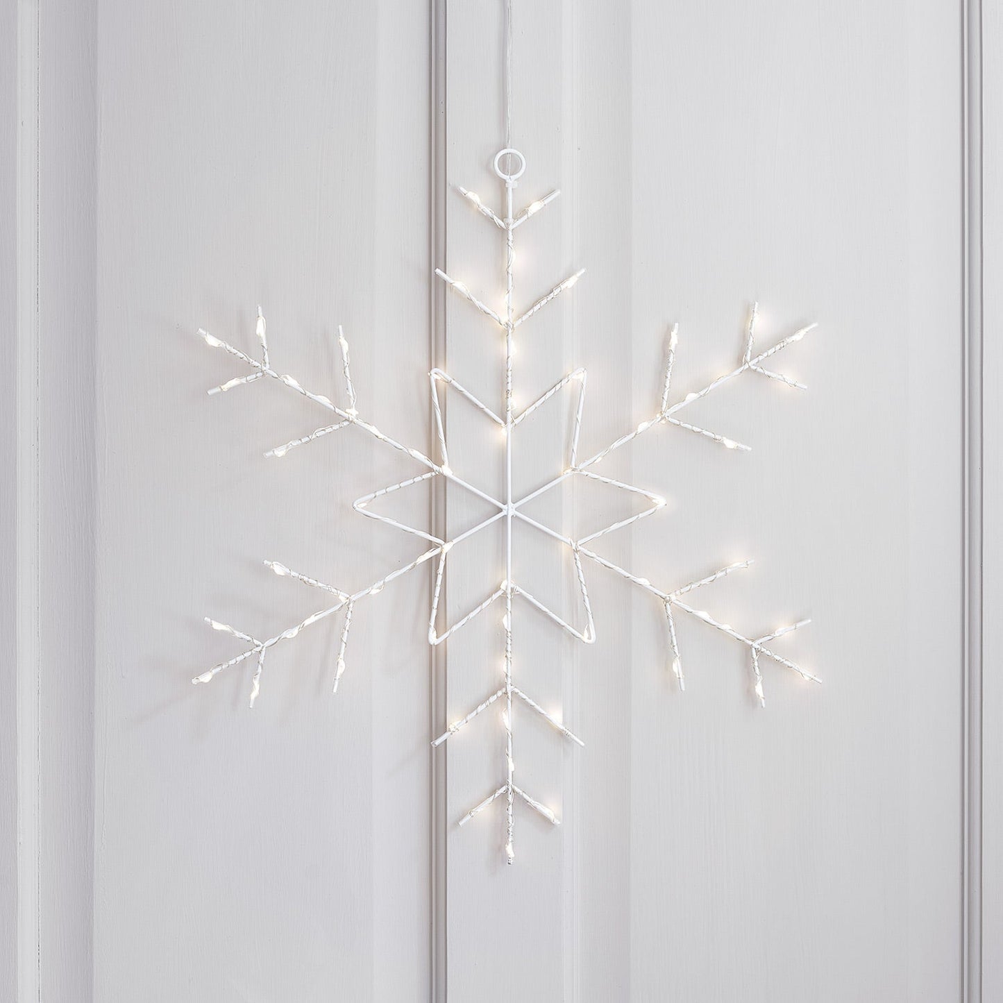 Décorations de Noël Affichage lumineux LED Flocon de neige